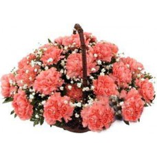 Basket Arrangements of Pink Carnations